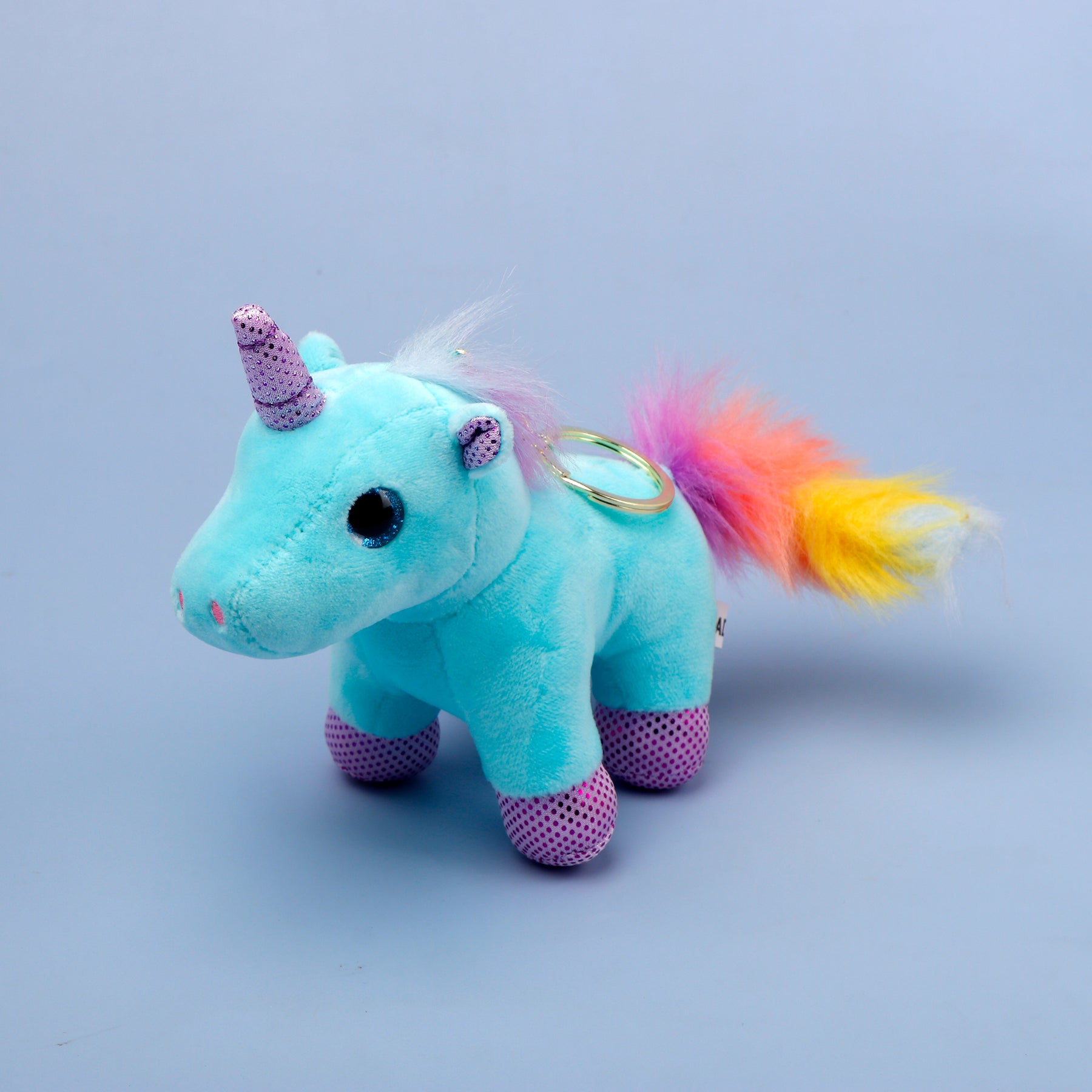 Blue Unicorn Pulshie Keychain
