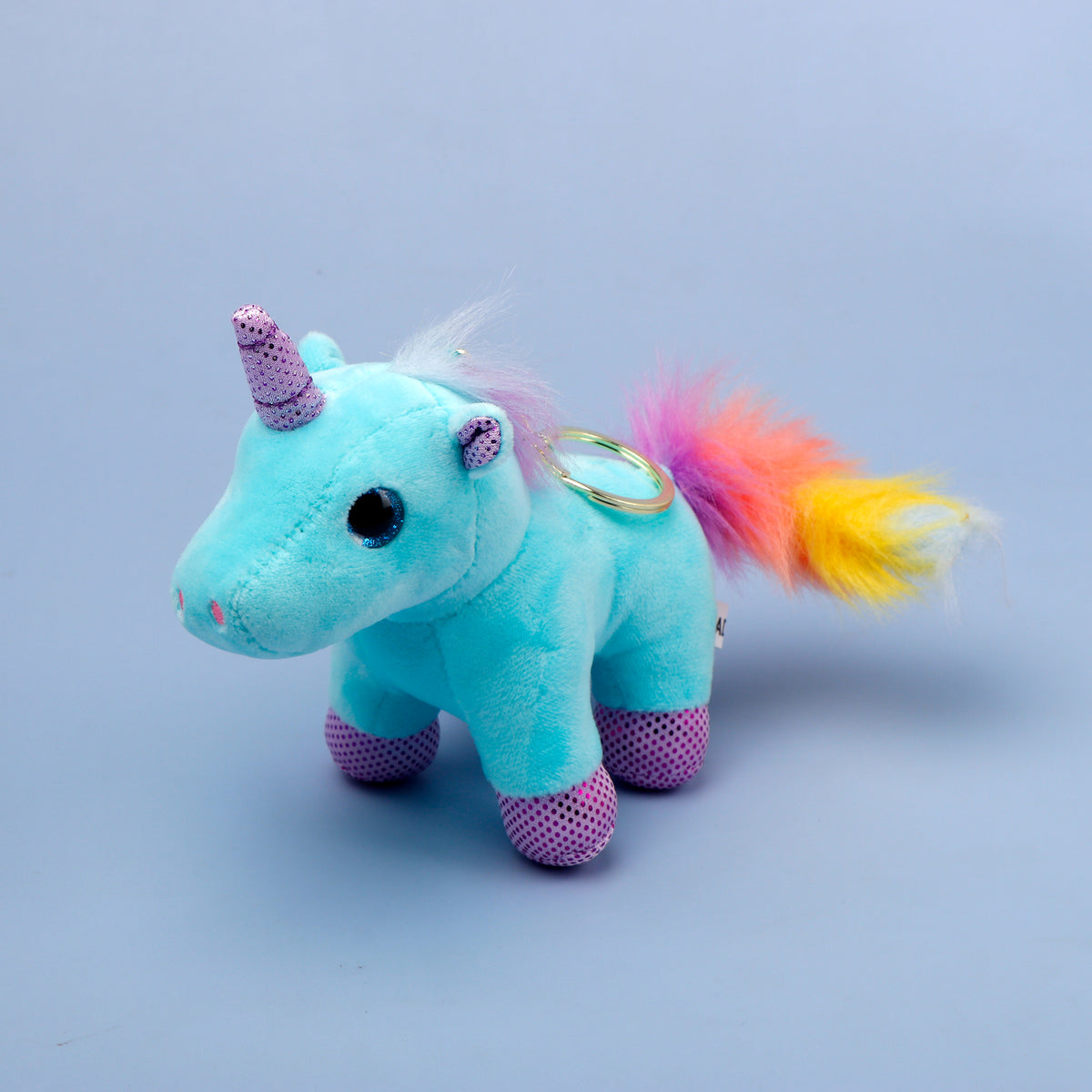 Blue Unicorn Pulshie Keychain