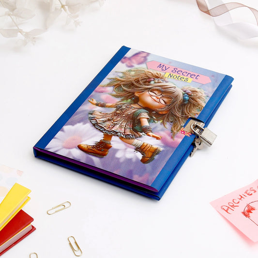 My Secret Notes With Lock And Key 