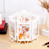 White Gazebo Rotating 6-Photo Frame