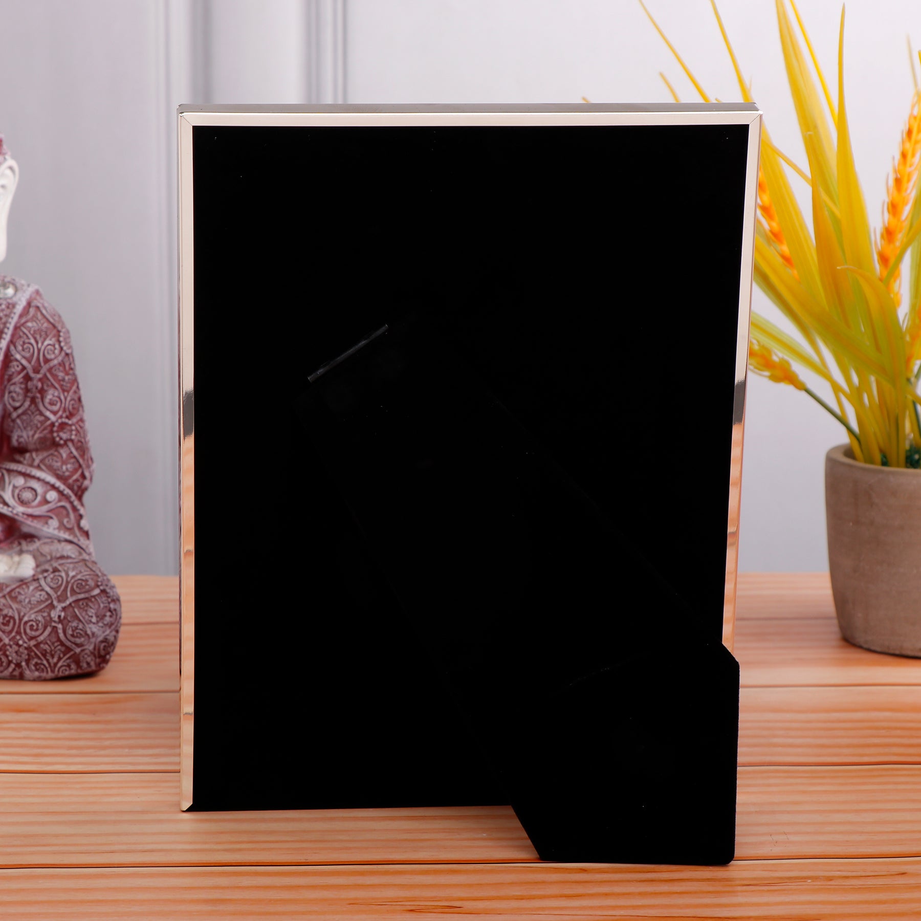 Metalic Silver Squares Photo Frame