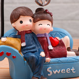 Sweet Couple Illuminating Showpiece
