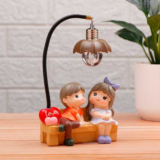 Lovely Couple Illuminating Showpiece