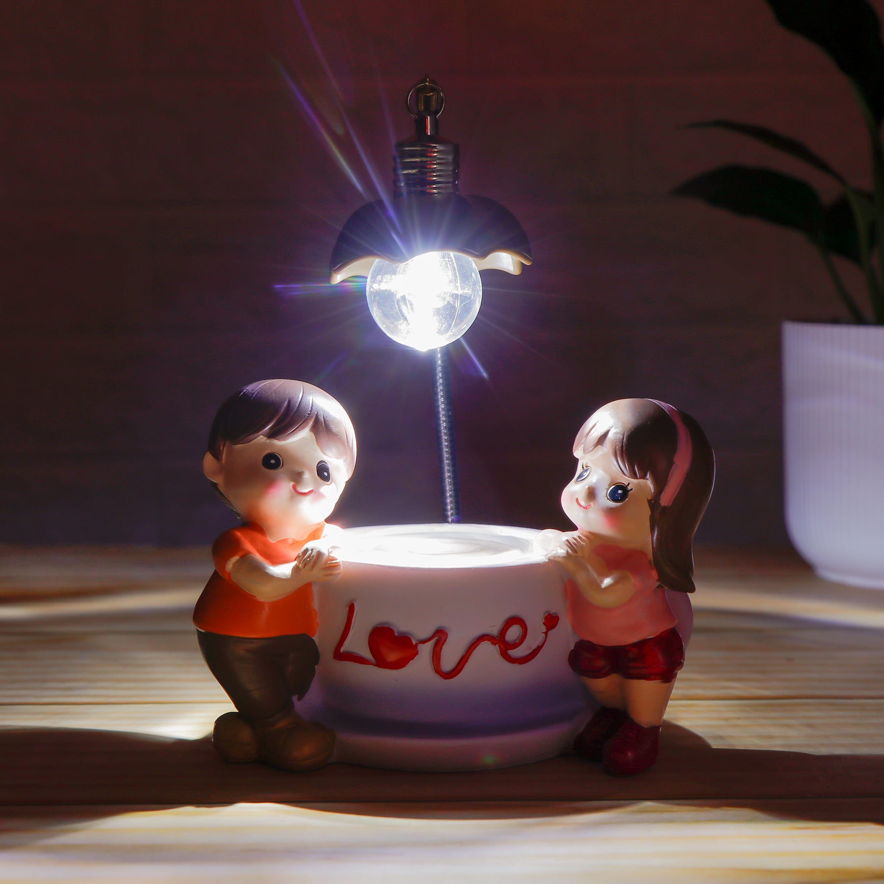 Cup of Love Illuminating Showpiece