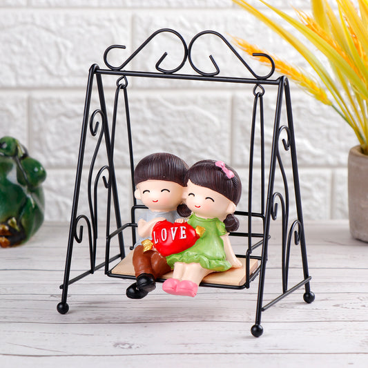 Swing of Romance Couple Showpiece
