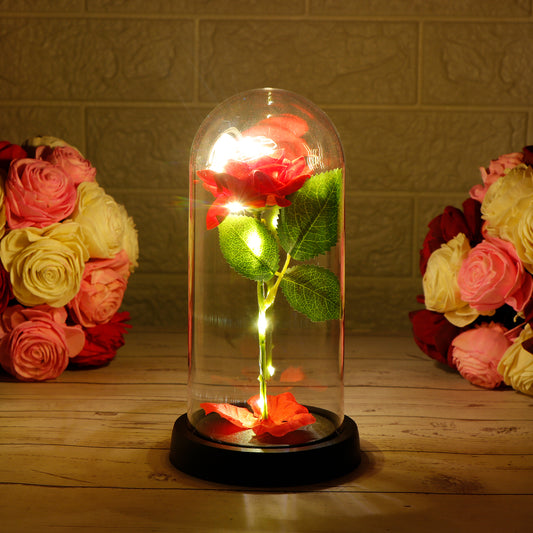 Rose Petals Jar of Love Showpiece