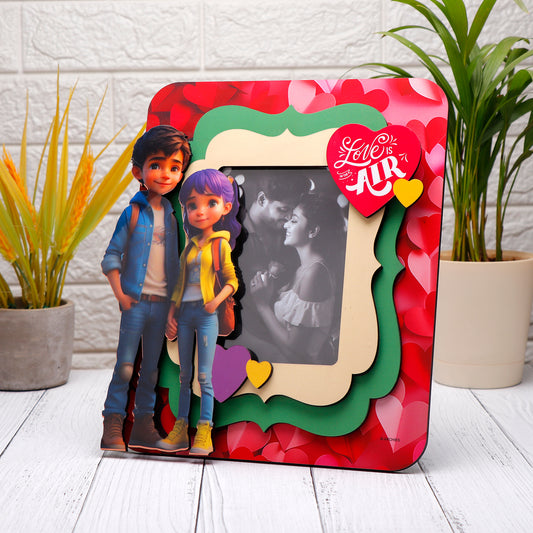 Love is in the Air Quoted Romantic Photo Frame