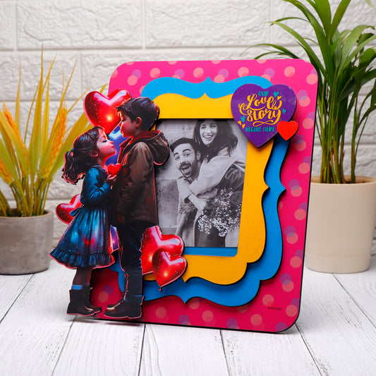 Our Love Story Quoted Romantic Photo Frame