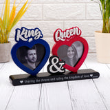King & Queen Quoted Romantic Photo Frame