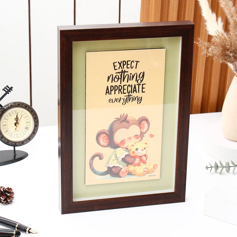 Expect Nothing Appreciate Everything' Quote Frame