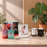 Personalized Photo Frame With Mug Set and Perfume Set