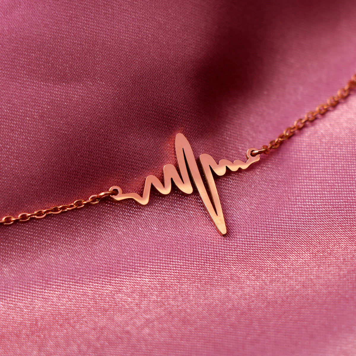 Beats of Heart Rose Gold Bracelet