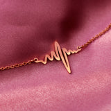 Beats of Heart Rose Gold Bracelet