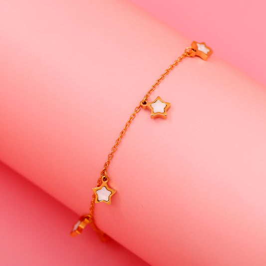 Falling Stars Golden Bracelet