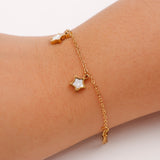 Falling Stars Golden Bracelet