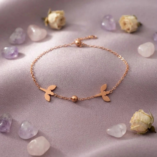 Little Birdies Golden Bracelet