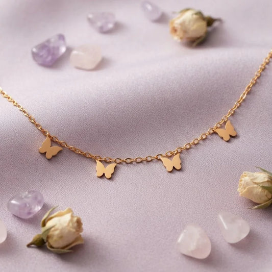 Golden Butterflies Bracelet