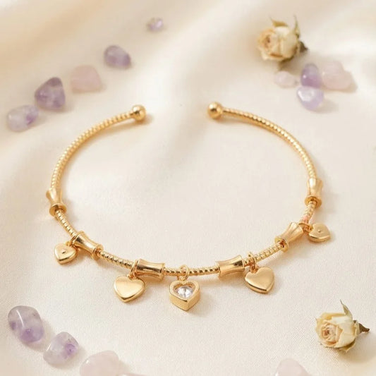 Stones of Love Golden Bracelet