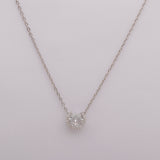 Silver Stone Drop Pendant