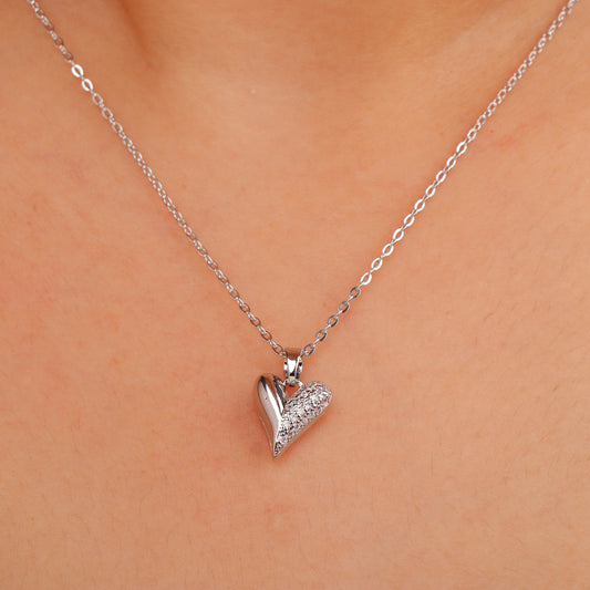 Dual Love Silver Pendant