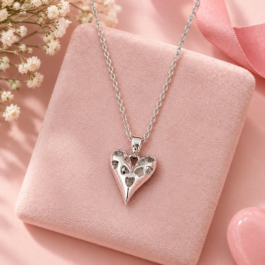 Dual Love Silver Pendant