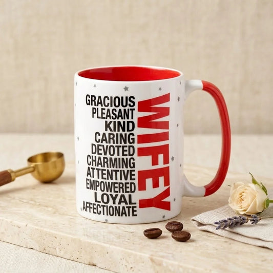 Archies Quoted Ceramic Mug - Wife