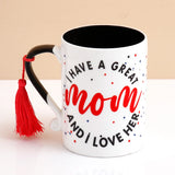 Mother's Day Card & "I Love My Mom" Mug Combo