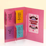 Mom Is My Superhero Mother's Day Greeting Card and Lindt Lindor Chocolate