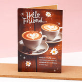 Archies 'Hello Friend' Greeting Card, Perfume & Bracelet Set