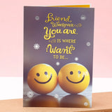 Archies 'Friend Wherever You Are' Greeting Card, Perfume & Bracelet Set