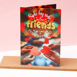 Archies 'Side By Side Friends' Greeting Card, Perfume & Bracelet Set