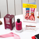 Archies 'Hey Friend' Greeting Card, Perfume & Bracelet Set