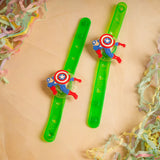 Captain America Green Rubber Kids Rakhi Pack of 2