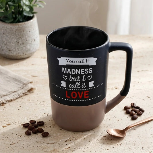 Mad Love Quoted Cork Base Beer Mug