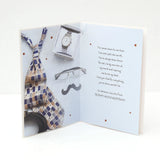 Archies Navy Blue Wallet Set With Greeting Card