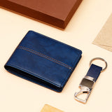 Archies Navy Blue Wallet Set With Archies Black Diamond Perfume