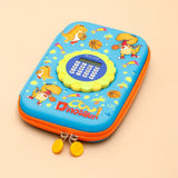 Sky Blue Dinosaur Calculator Pencil Case