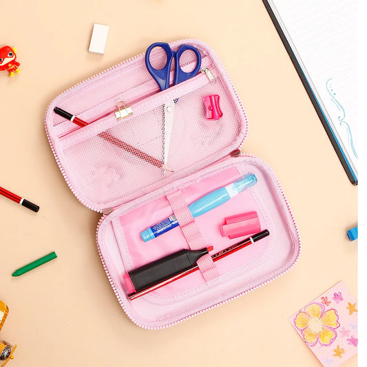 Blue Unicorn Calculator Pencil Case