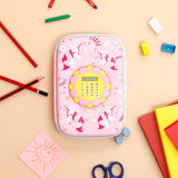 Pink Unicorn Calculator Pencil Case