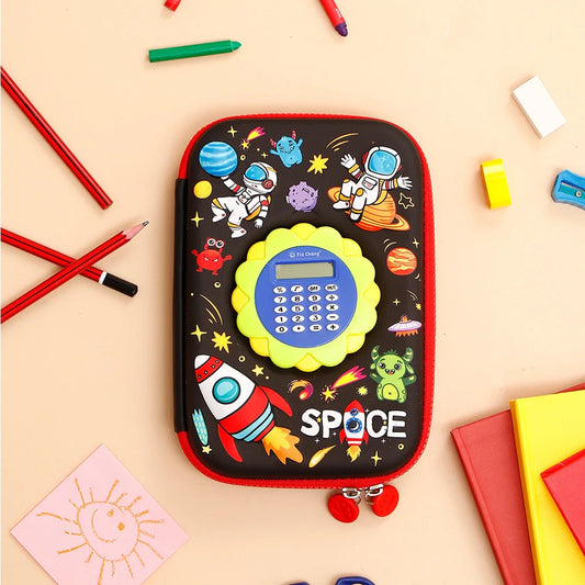 Space Astronaut Calculator Pencil Case