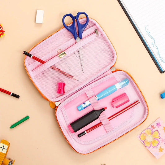 Hello Summer Floral Calculator Pencil Case