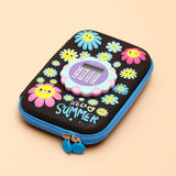 Blue Hello Summer Floral Calculator Case