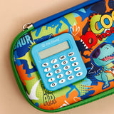 Cool Dinosaur Calculator Small Pencil Case