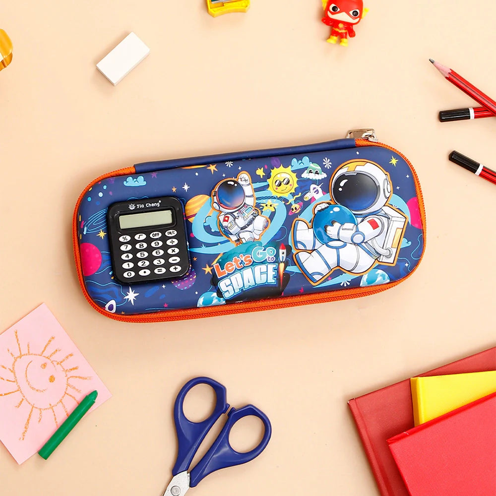 Space Astronaut Calculator Small Pencil Case