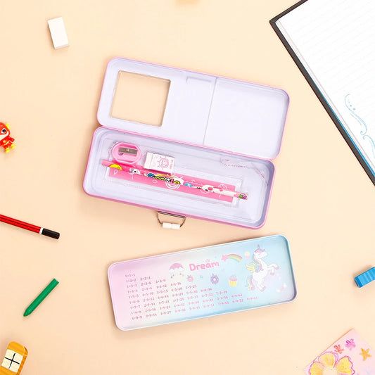 Dreamy Unicorn Hardtop Pencil Box