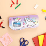 Rainbow Castle Unicorn Pencil Box
