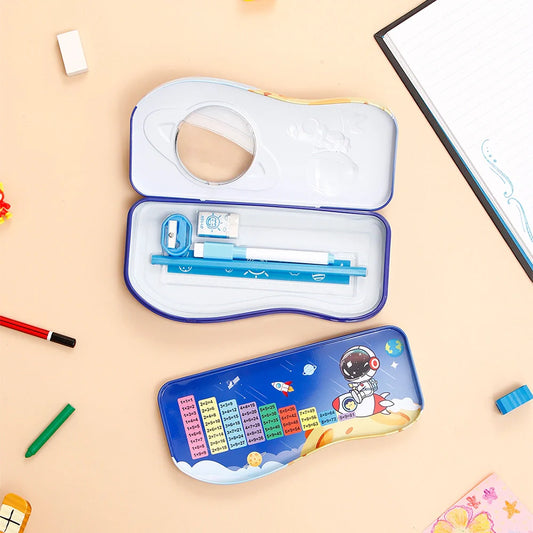 DarkBlue Dream Space Pencil Box