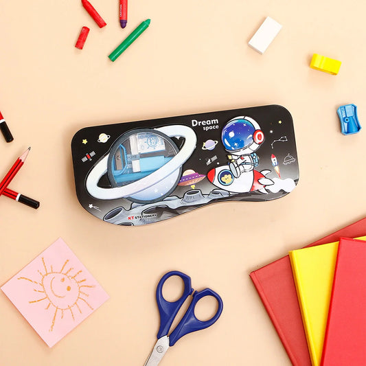 Black Dream Space Pencil Box