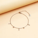Infinity Silver Charm Anklet