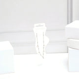 Hearts Silver Charm Anklet